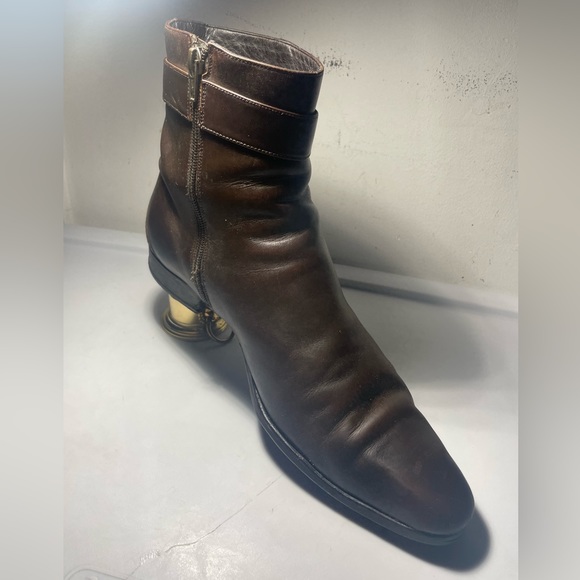 GUCCI Gg interlockiing zip ankle boot sz 43 .5 E made in italy - Picture 12 of 16